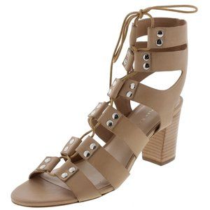 Hana Leather Gladiator Heels